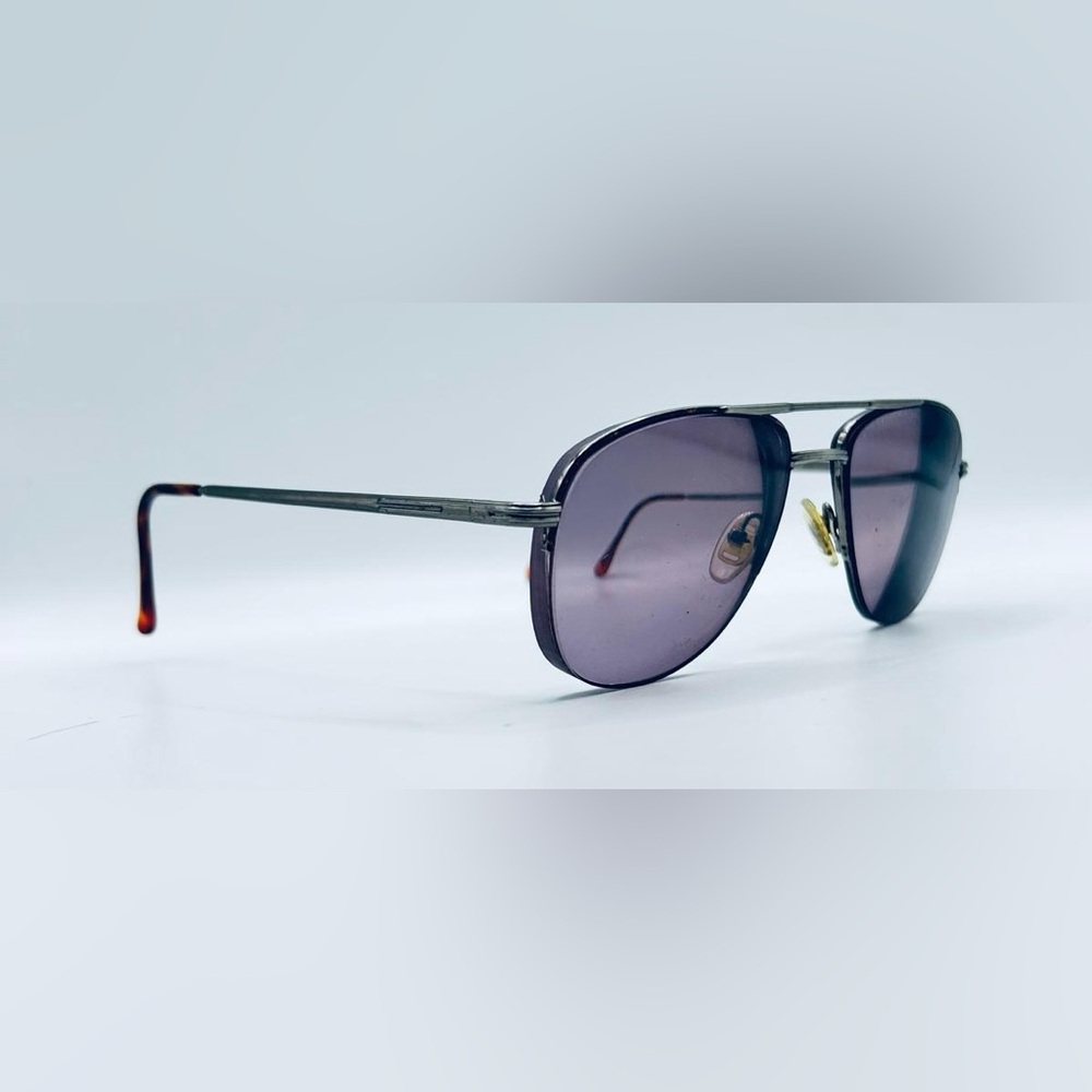 Vintage Firenza Asil Tortoise Gunmetal Pilot Sunglasses Frames Only